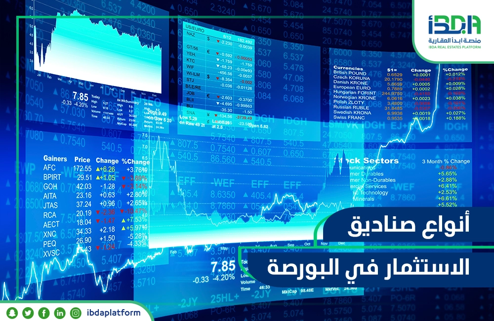 أنواع صناديق الاستثمار في البورصة